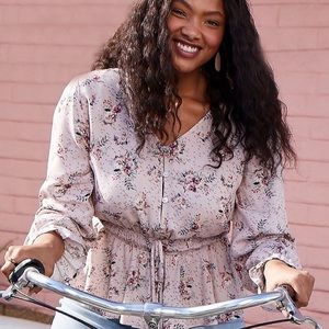 Maurices floral blouse